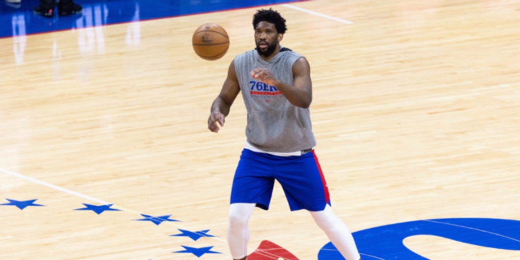 Joel Embiid (meniscus tear) listed as 'questionable' for Game 1 vs. Hawks