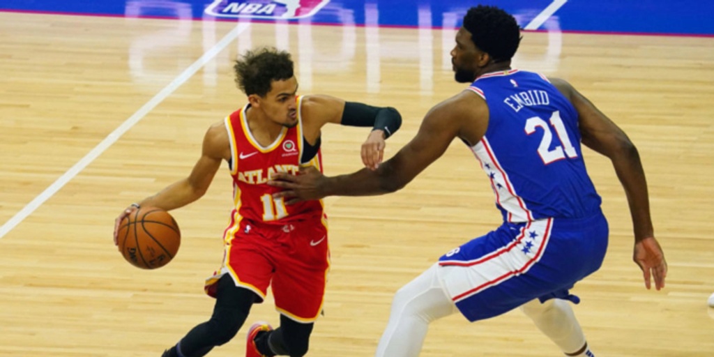 Joel Embiid has met his theatrical match in Trae Young