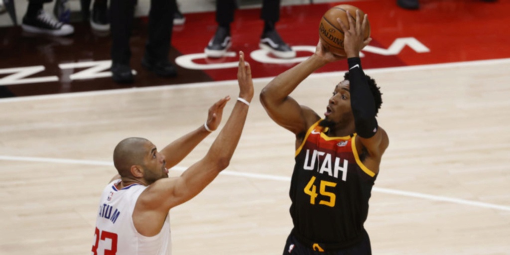 Donovan Mitchell scores 45, rallies Jazz past the Clippers