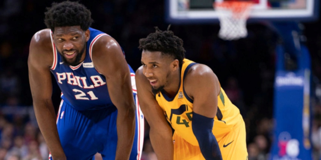 Donovan Mitchell, Joel Embiid named Players of the Month for December