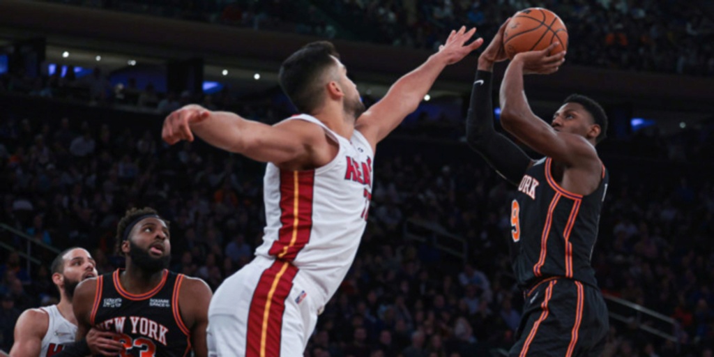 Heat overcome Barrett's career-best 46, beat Knicks 115-100