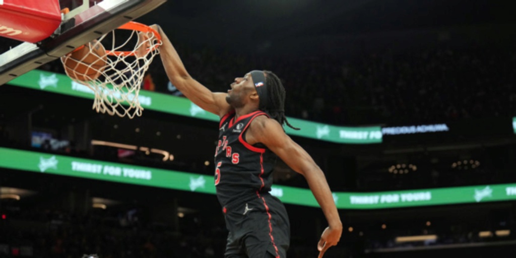 Why doesn't Precious Achiuwa start for the Raptors?