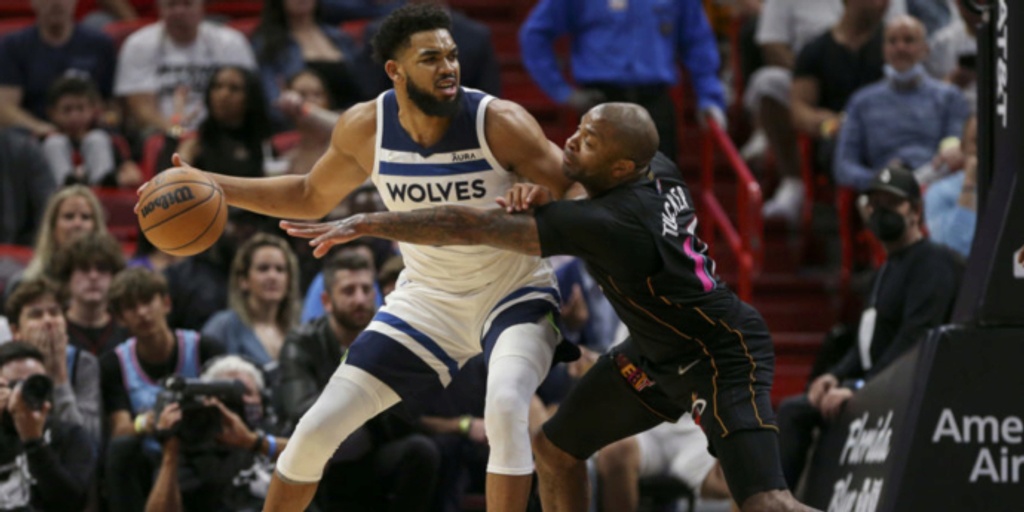 Timberwolves beat Heat 113-104 for 7th win in 8 games