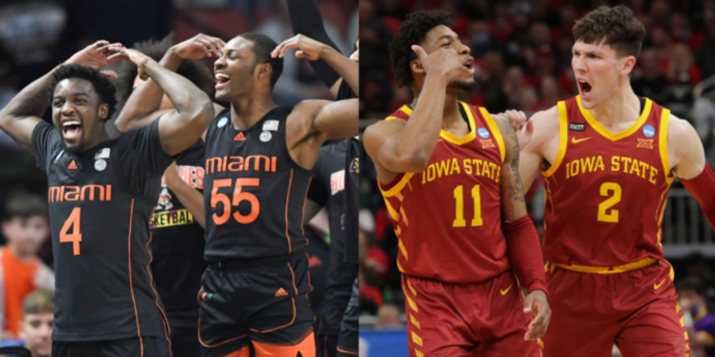 Double-digit seeds Miami, Iowa State to improbably meet in Sweet 16