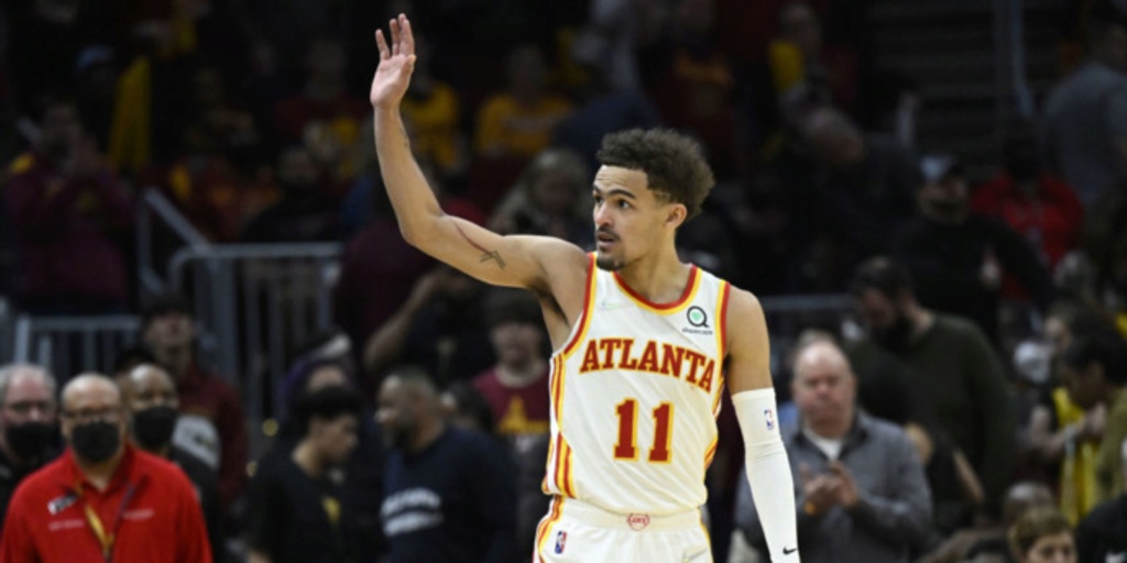 Trae Young's 38 lift Hawks past Cavs for No. 8 playoff seed