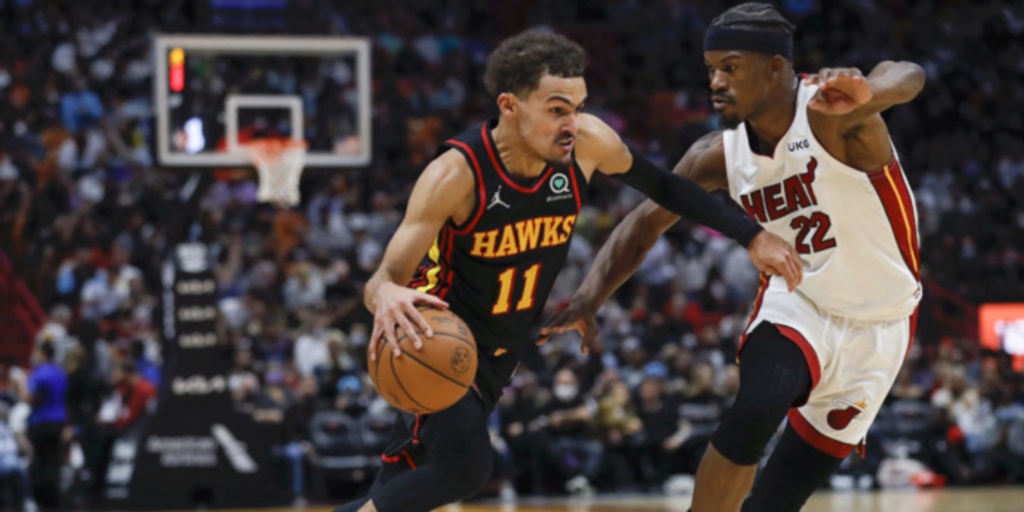 Heat open their quest for a title Sunday, with Hawks in way