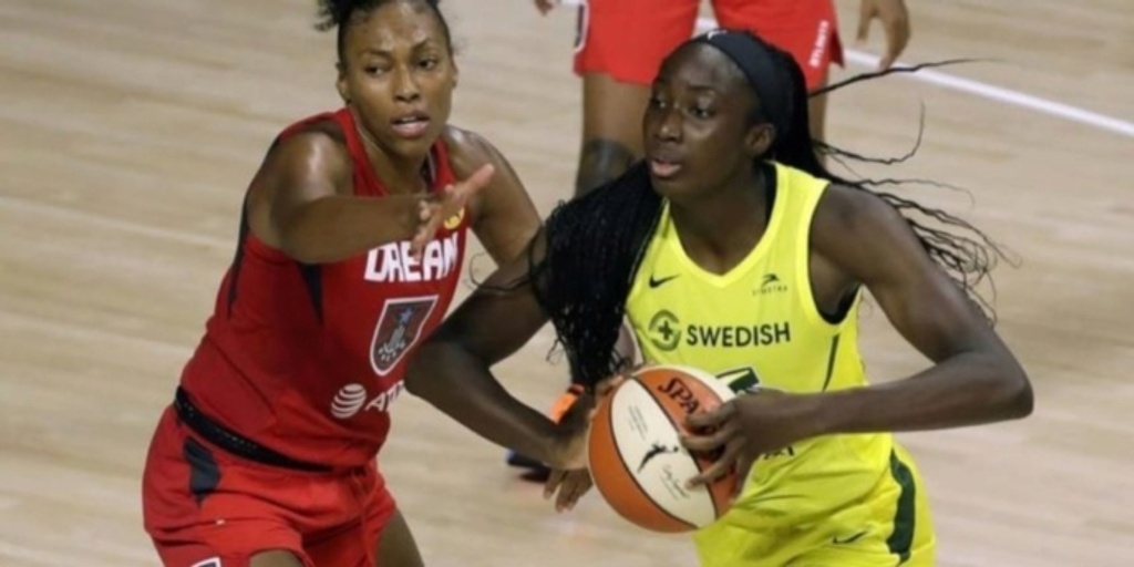 Seattle Storm's Ezi Magbegor cares not for your space