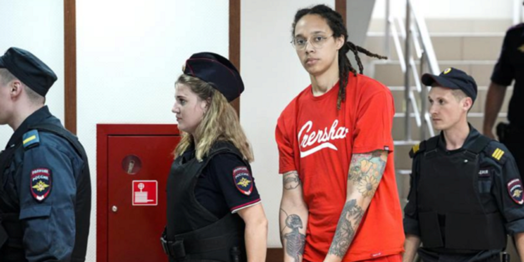 WNBA’s Brittney Griner pleads guilty at her drug trial in Russia