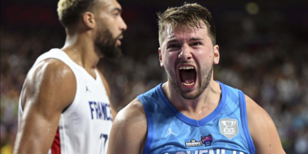 Luka Doncic goes wild, scores 47 to lead Slovenia past France
