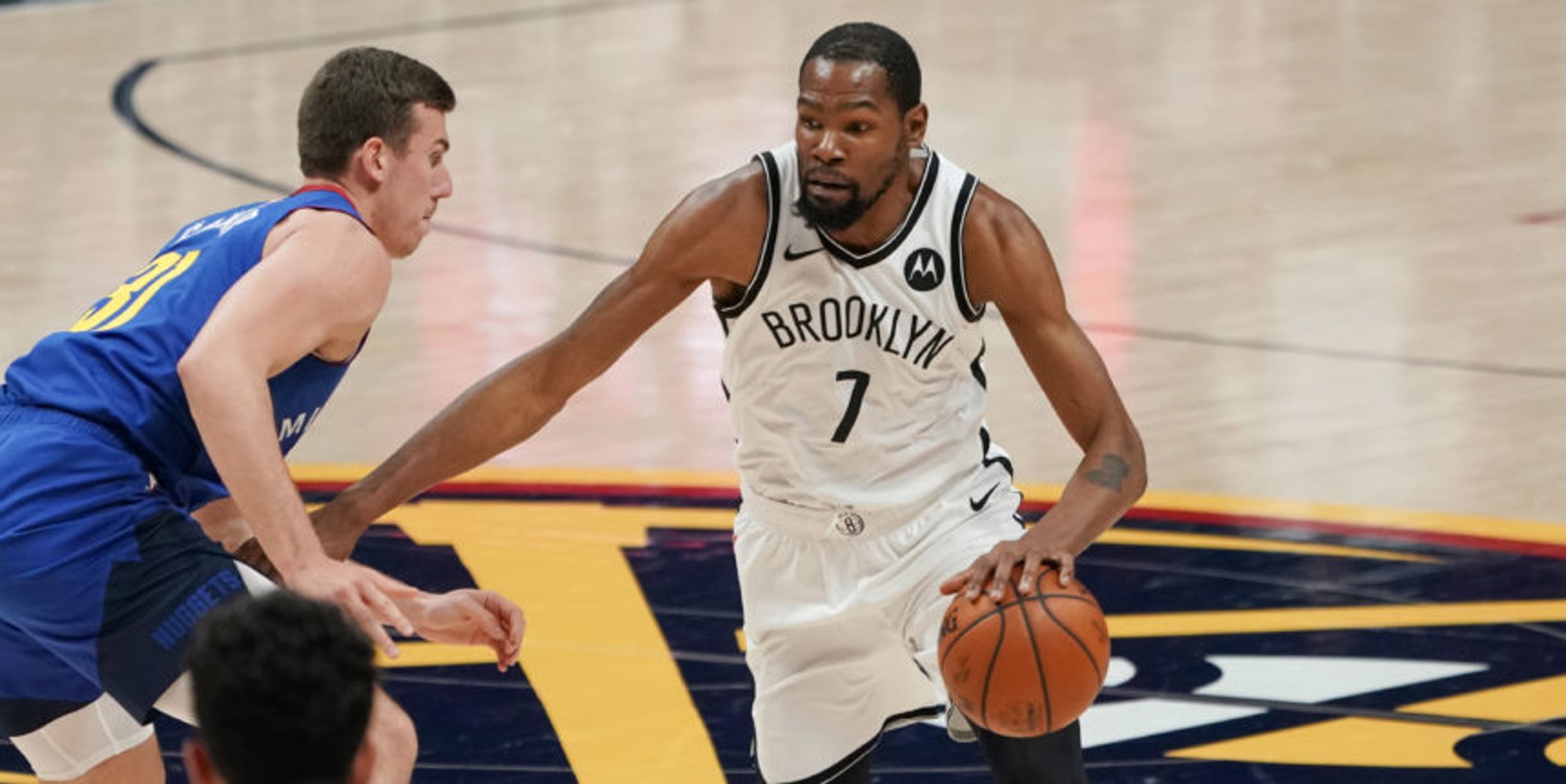 Nets rally in second half behind KD, Kyrie to beat Nuggets, snap four-game skid