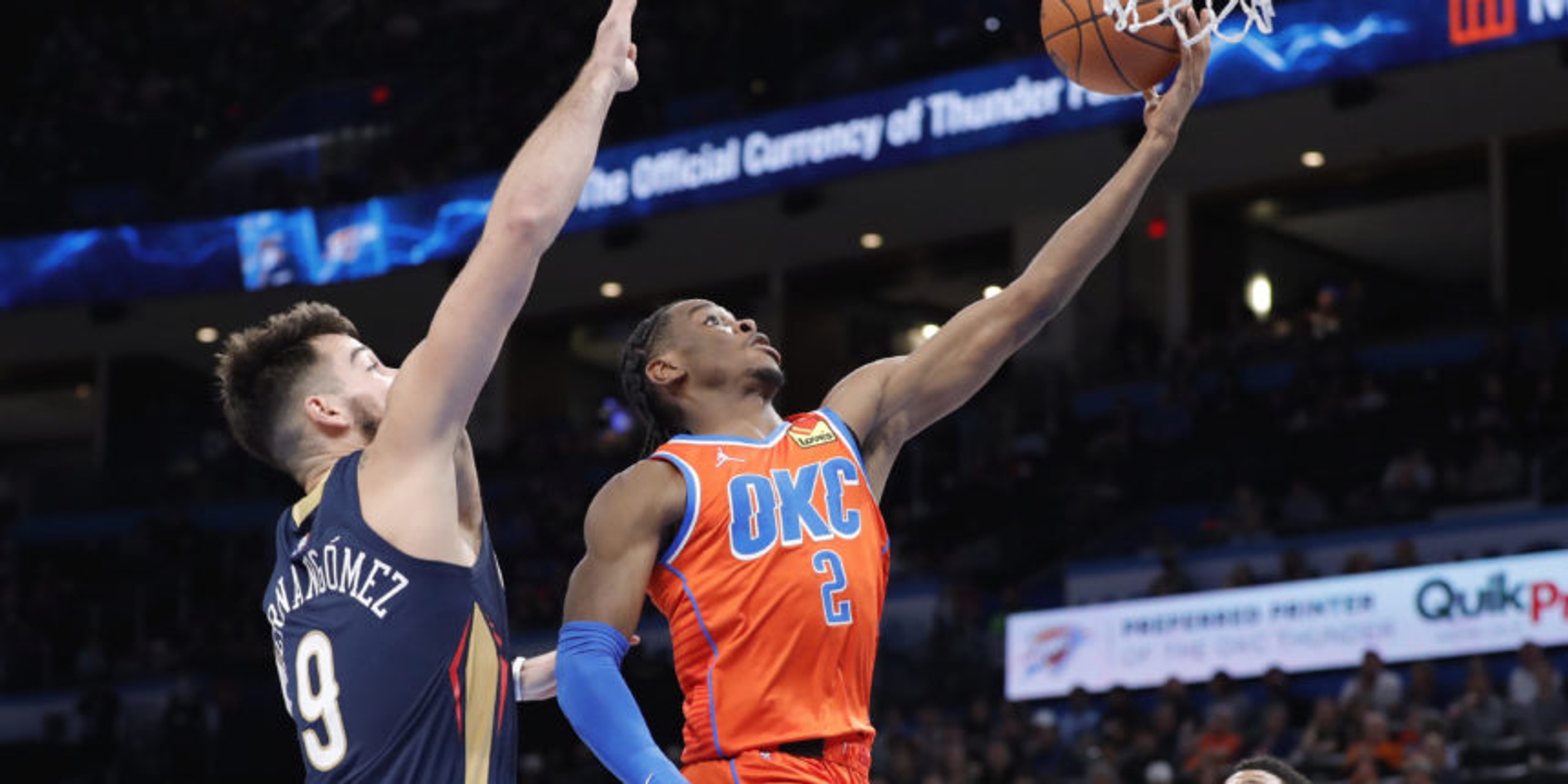 Thunder beat New Orleans 117-112, end Pelicans' 4-game run