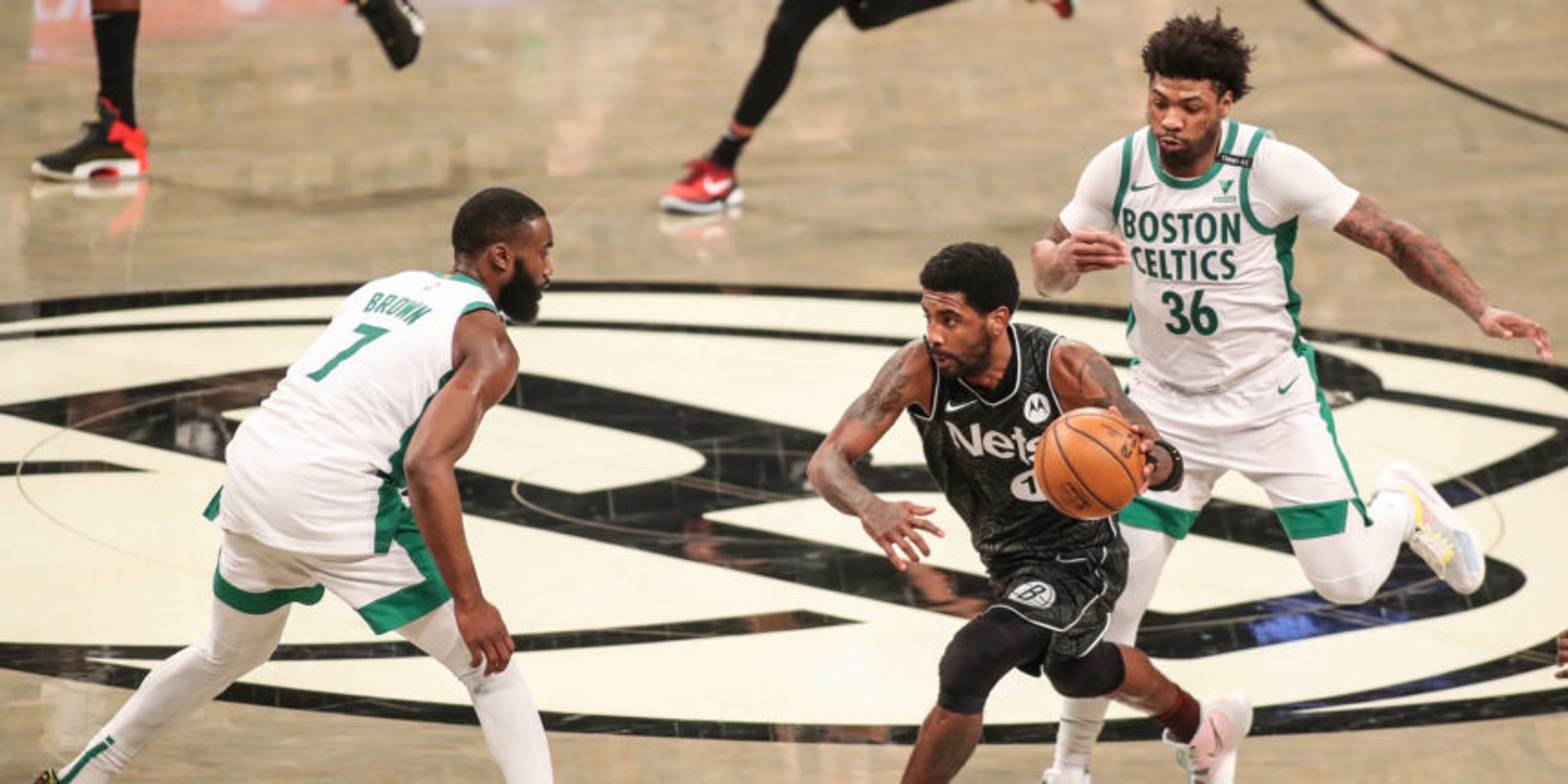 Celtics not fazed after drawing recharged Nets in first round