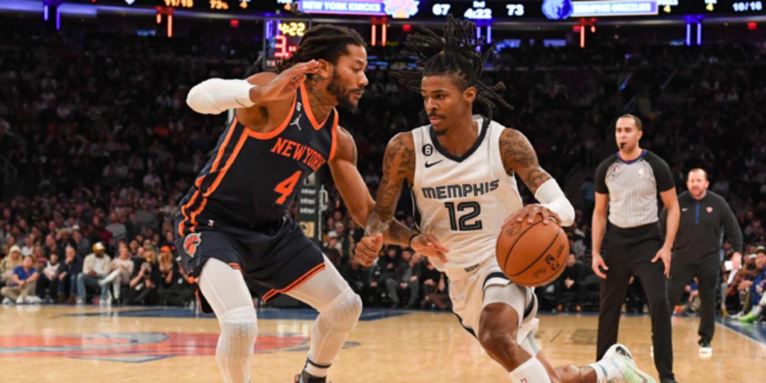 Morant has triple-double, Grizzlies hold on to edge Knicks