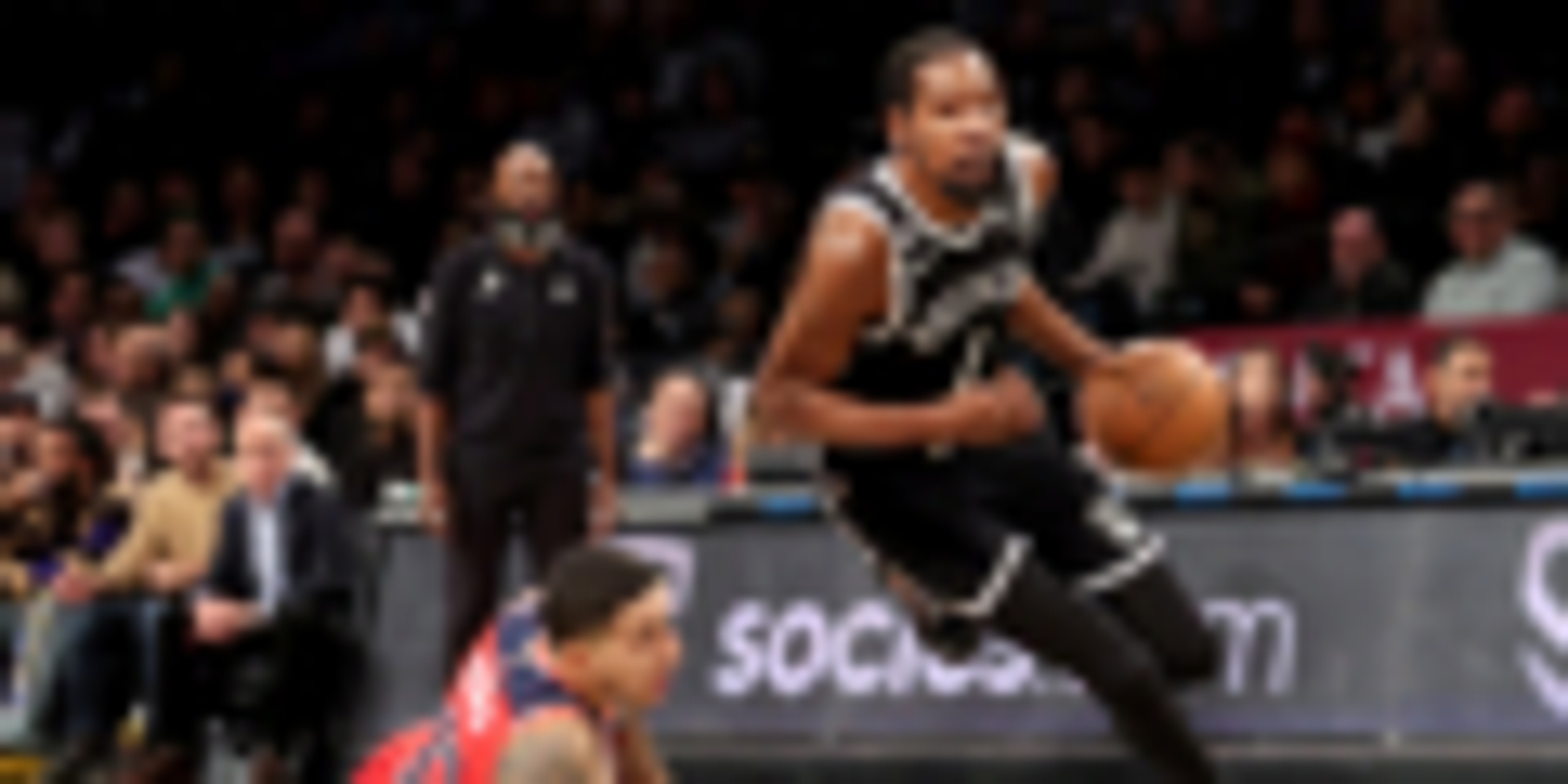 Kevin Durant scores 39 points, Nets beat Wizards 113-107