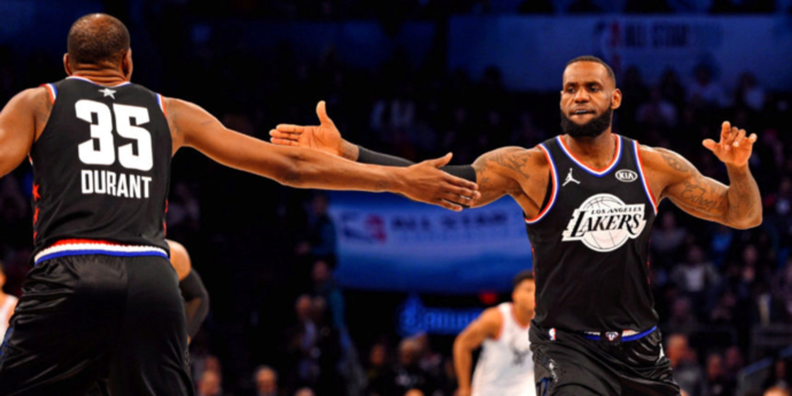 LeBron James, Kevin Durant stay on top in second All-Star vote returns