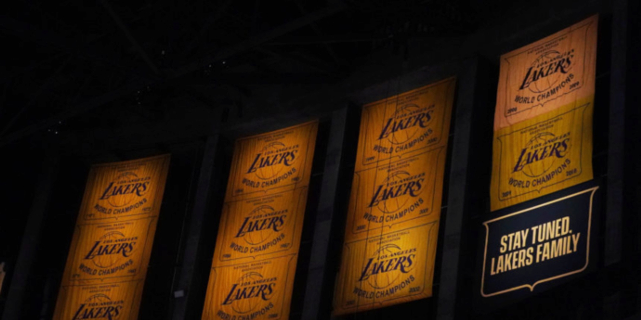 Lakers to unveil championship banner in front of fans on May 12th