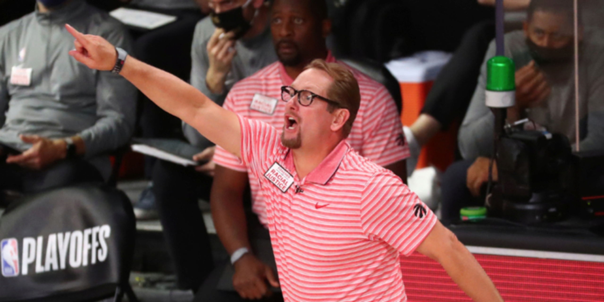 Nick Nurse on extension: 'Love being here'