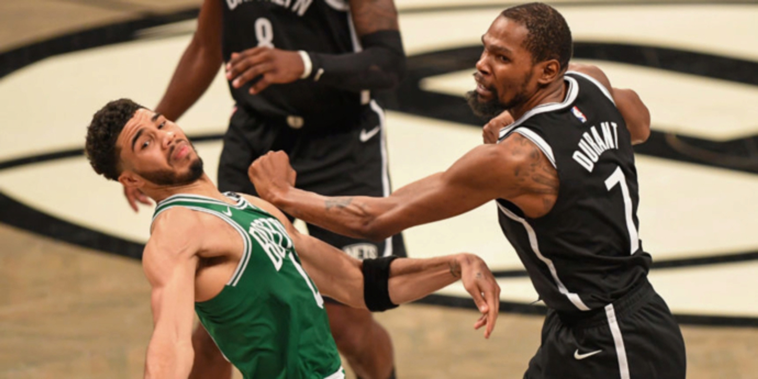 Nets recover from stars' slow start, beat Celtics 104-93