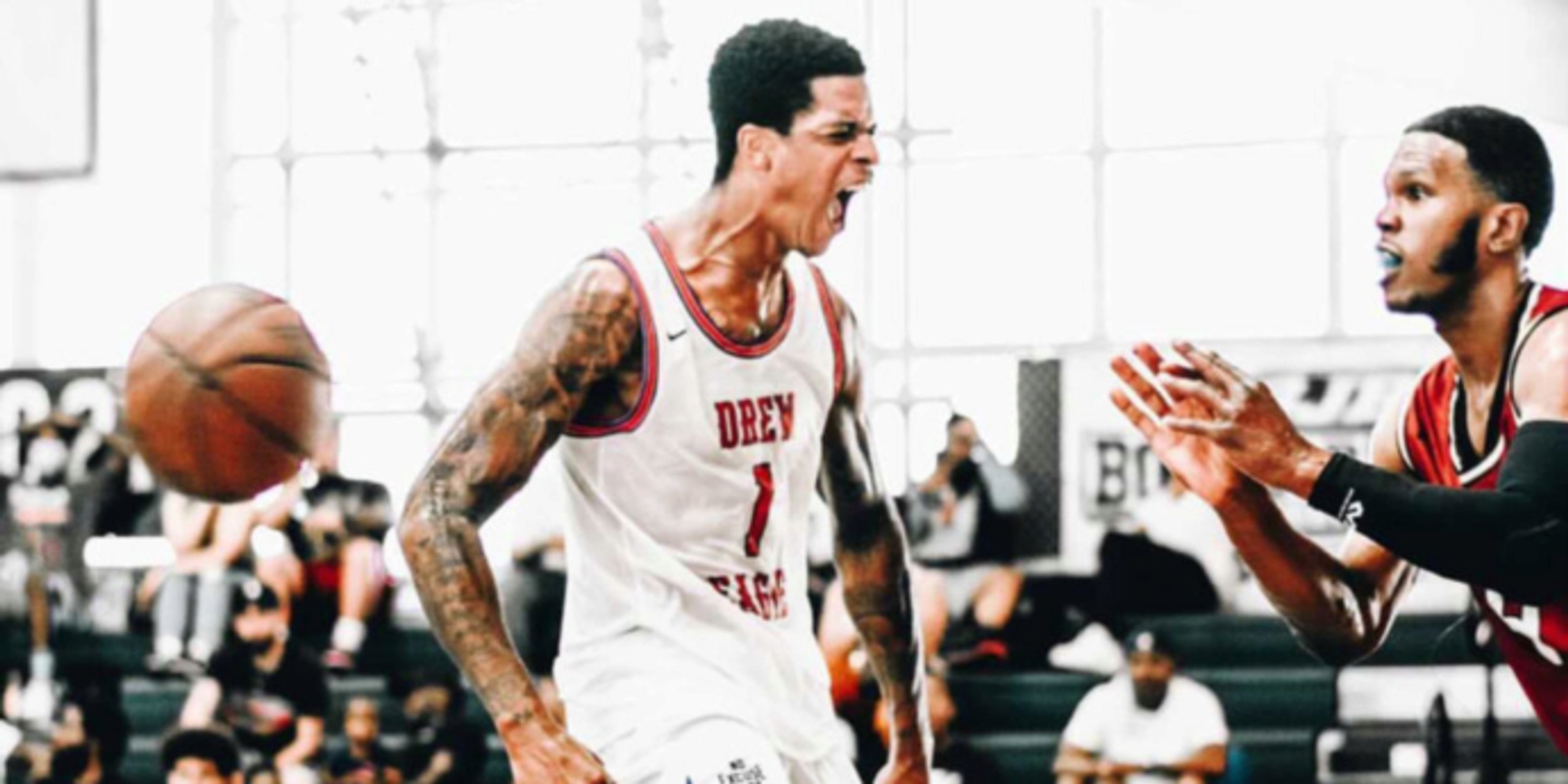 Shareef O'Neal looking strong, healthy at the Drew League