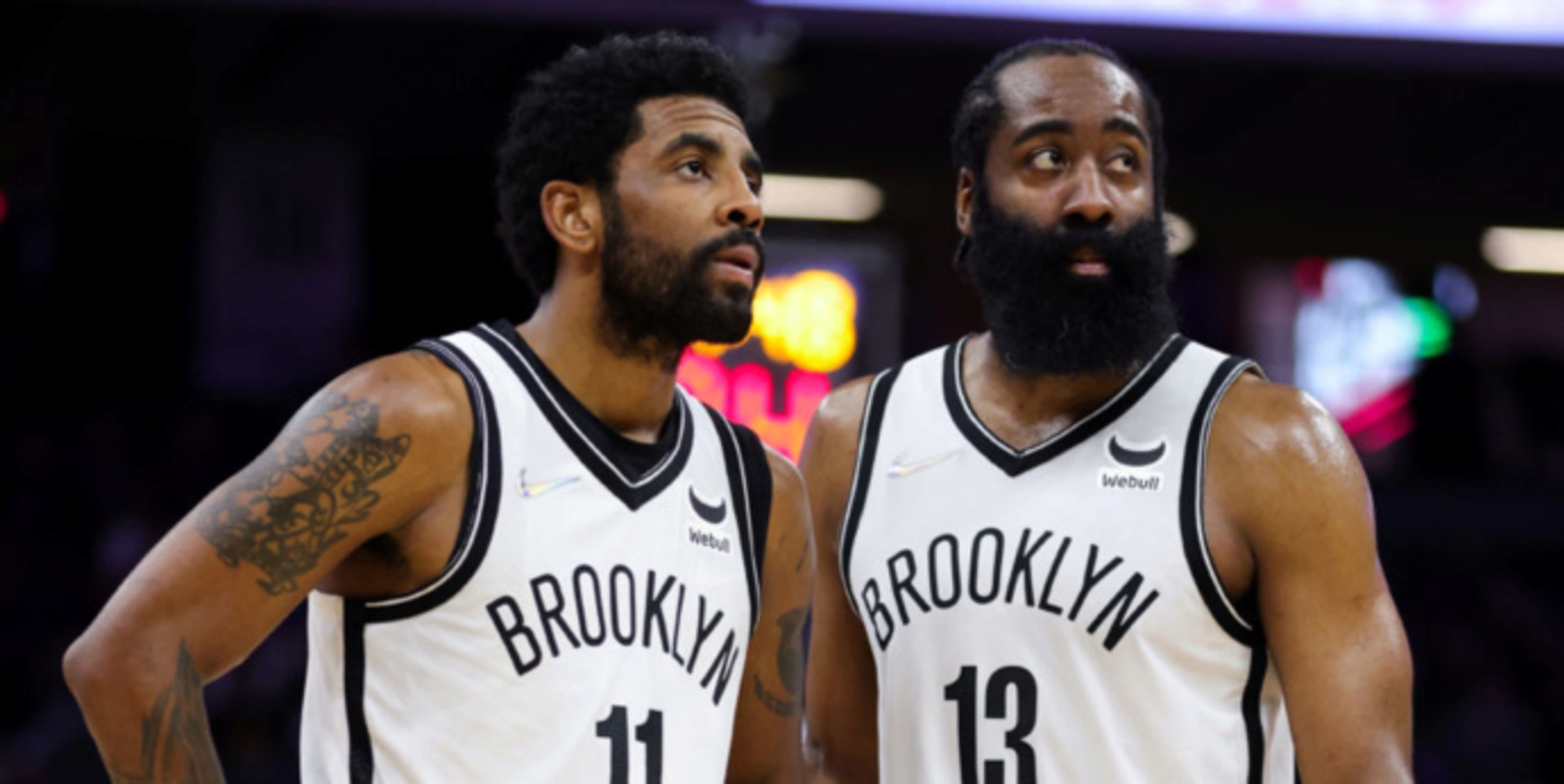 Kyrie Irving's vaccination status vs. Toronto concerned James Harden