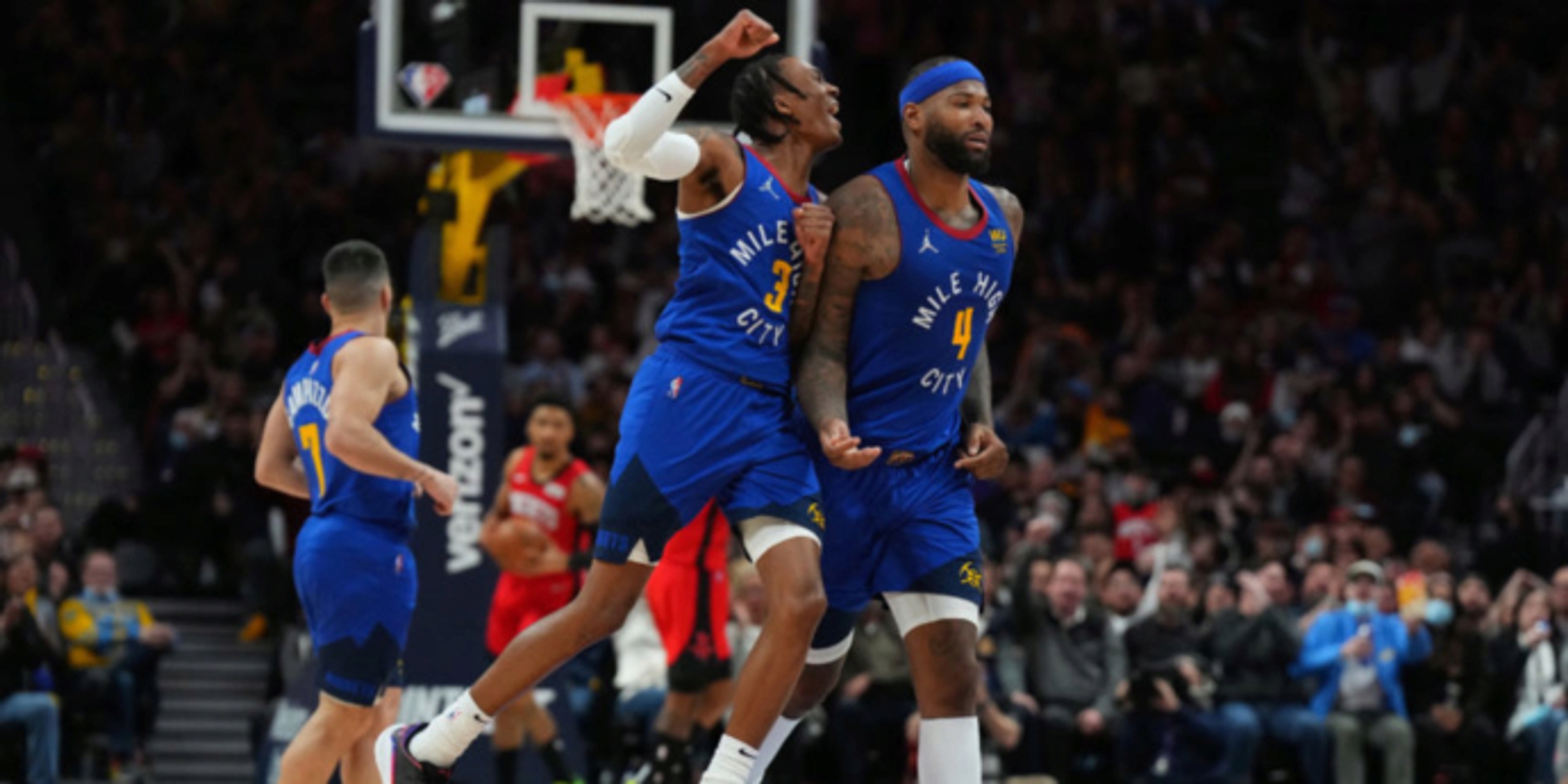 Cousins leads in Jokic's absence, Nuggets beat Rockets