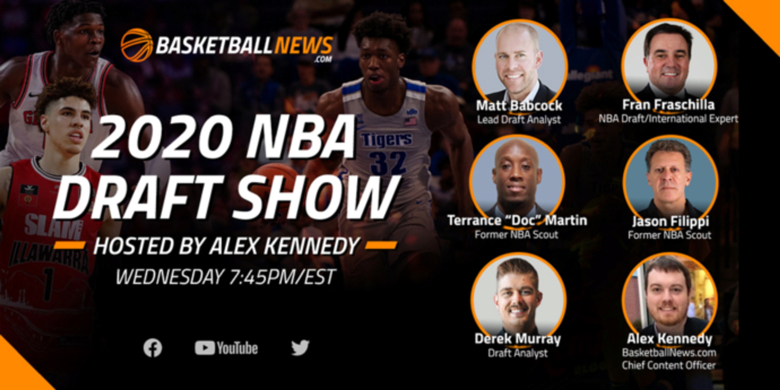 BasketballNews.com's 2020 NBA Draft Live-Stream