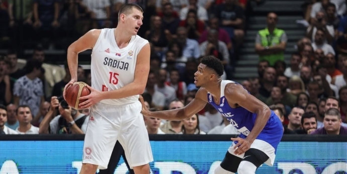 Jokic vs. Giannis Serbia defeats Greece in FIBA World Cup Qualifier