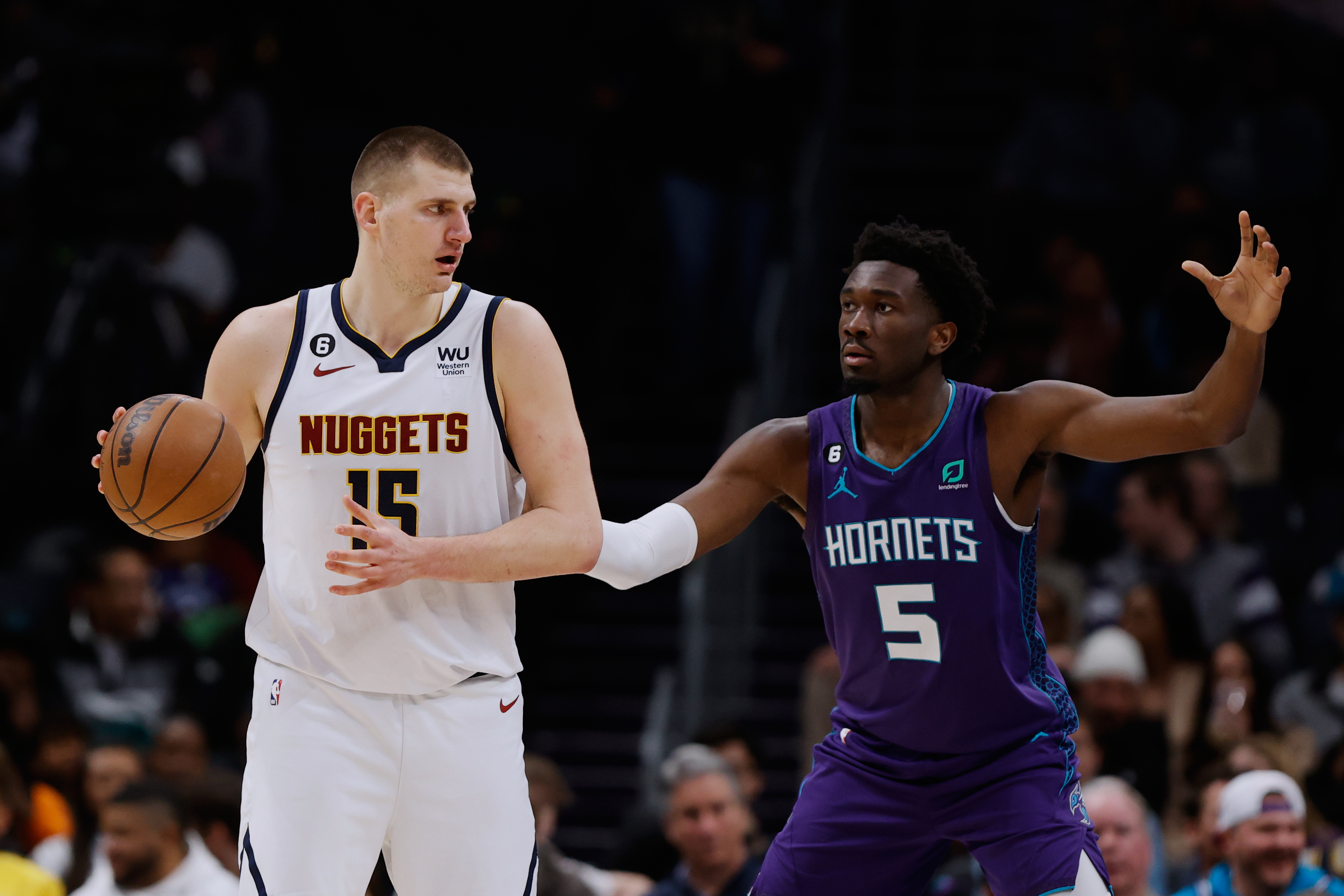 Jokic carries short-handed Nuggets past Hornets 119-105 South