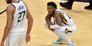 Donovan Mitchell, Rudy Gobert criticize officiating following loss to 76ers