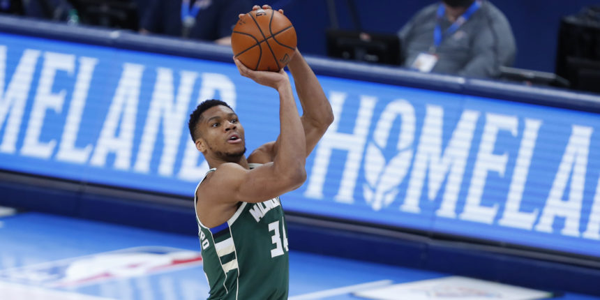 Giannis Antetokounmpo ranks in top-10 on Bucks' all-time three-point list