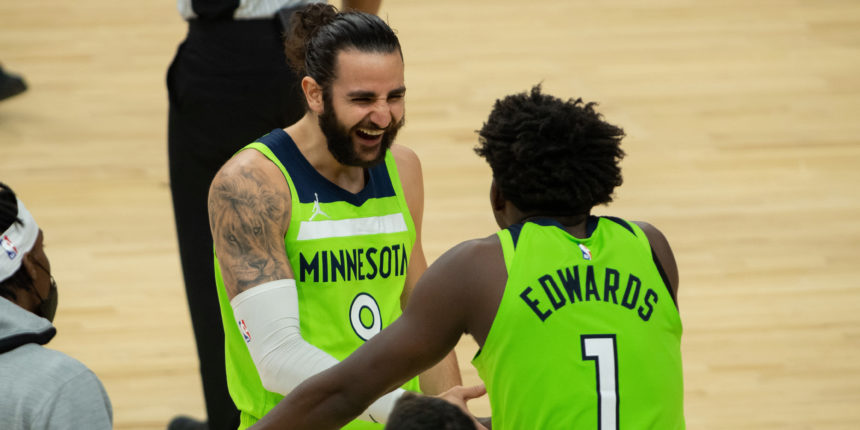 Rubio, Edwards lead Wolves to 126-114 win over Warriors