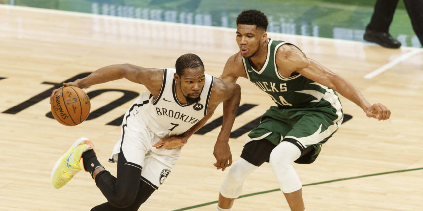 Giannis, Durant sizzle, Bucks edge Nets 117-114 in battle of East powers