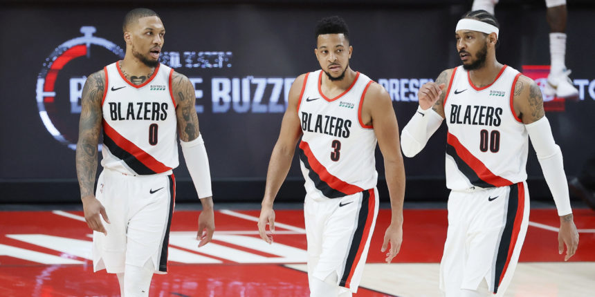 Storms force Blazers to take shelter in hotel parking garage