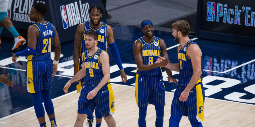Sabonis leads Pacers past Hornets 144-117 in play-in round