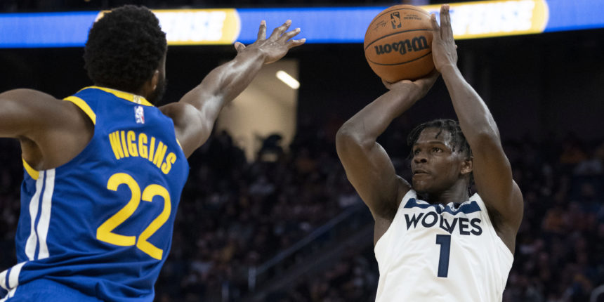 Anthony Edwards scores career-high 48 points, but Warriors beat Wolves