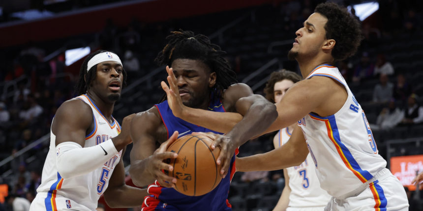 Thunder rally, beat sliding Pistons to end 8-game skid