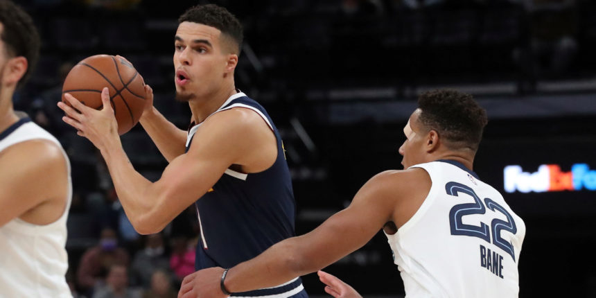 Michael Porter Jr. (back) cleared for on-court activities, could return in March