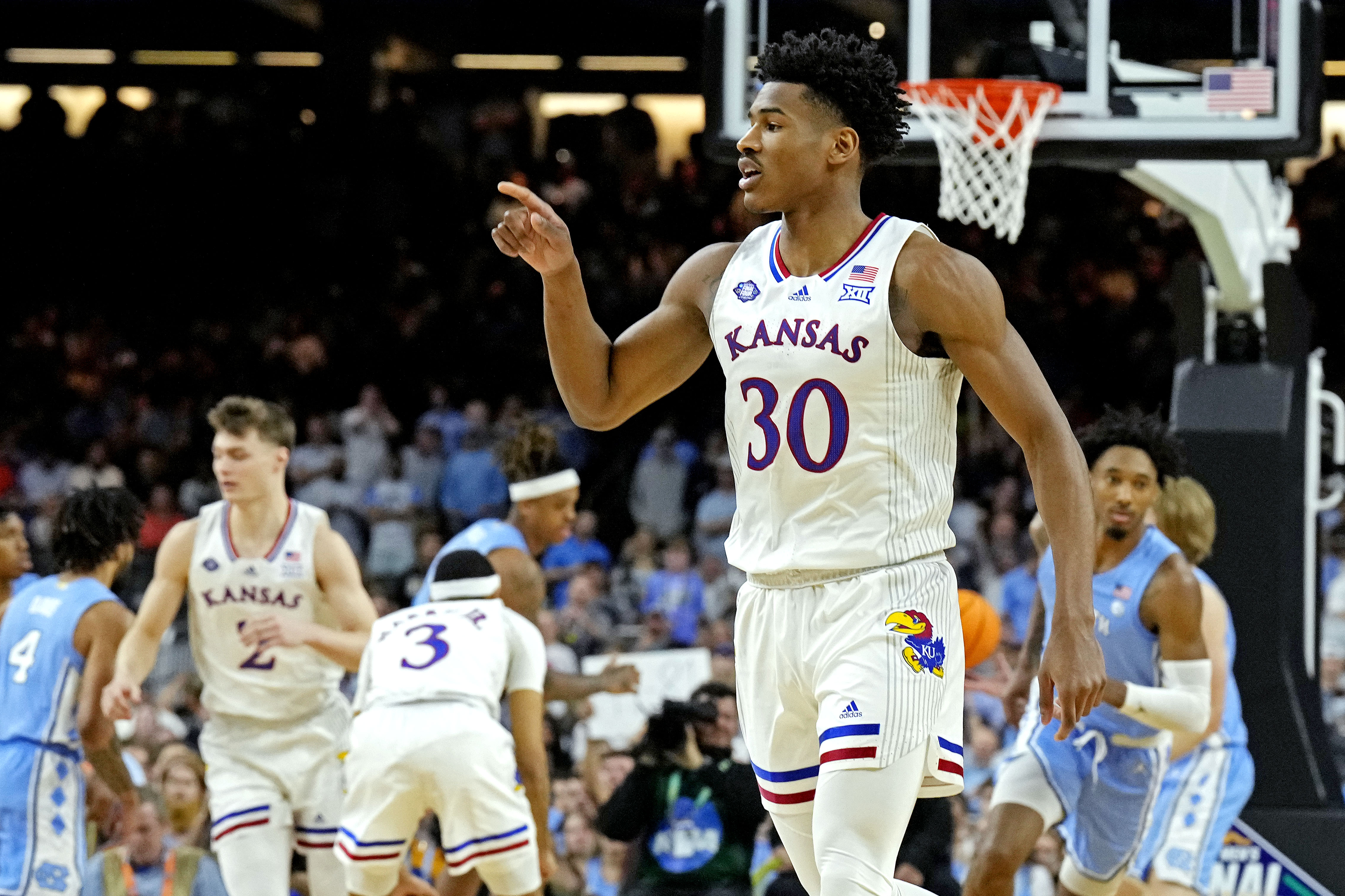 Cleveland Cavaliers select Kansas sharpshooter Ochai Agbaji with No. 14 pick  in 2022 NBA Draft 