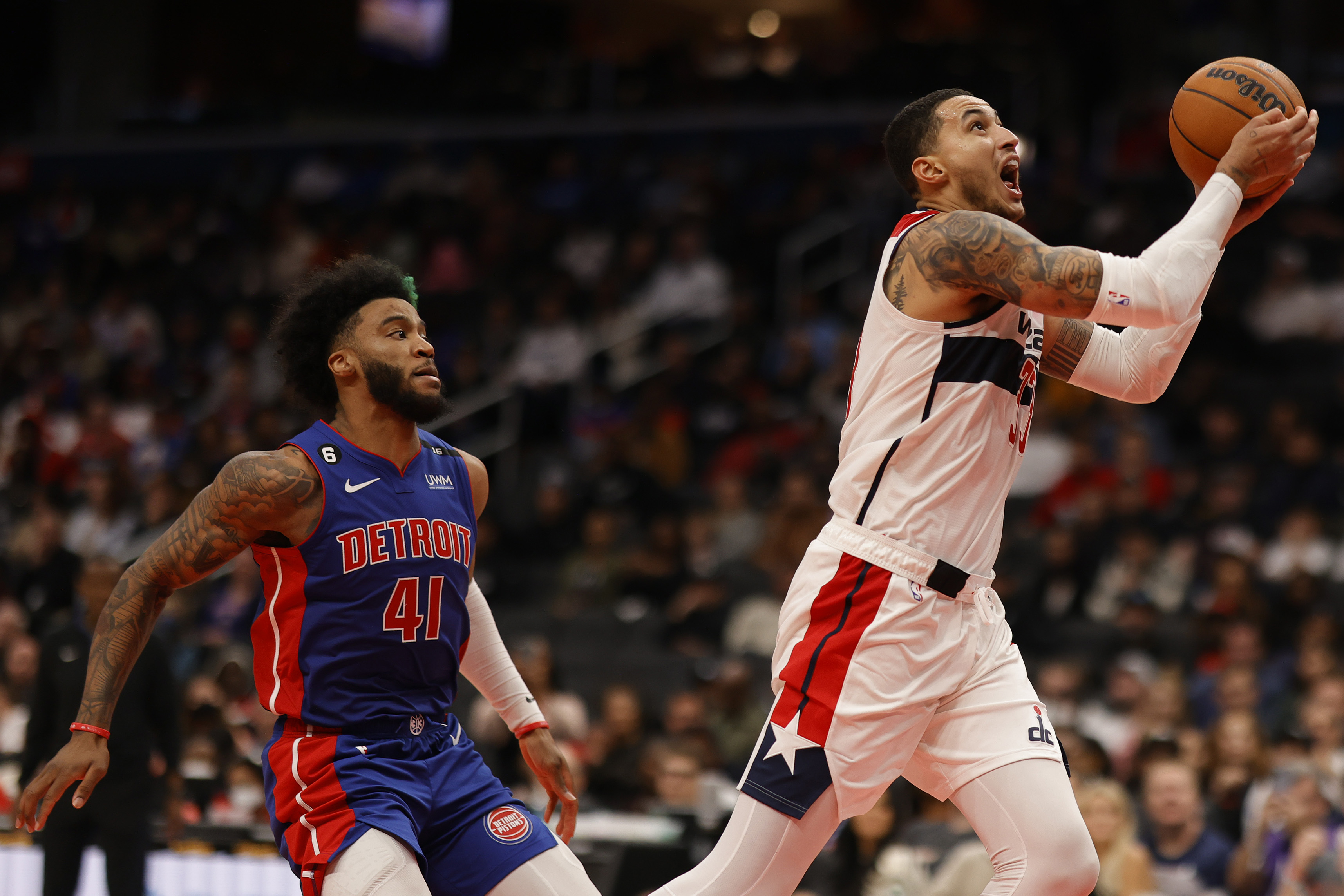 Beal limited by back, but Wizards roll past Pistons 120-99