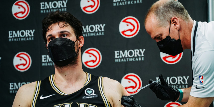 Atlanta Hawks get 14 players vaccinated for COVID-19