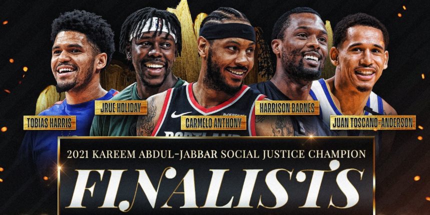 NBA shares finalists for Kareem Abdul-Jabbar Social Justice Champion award