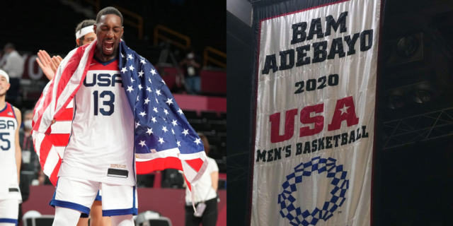 'Mission accomplished': Heat unveil Adebayo's Olympic banner