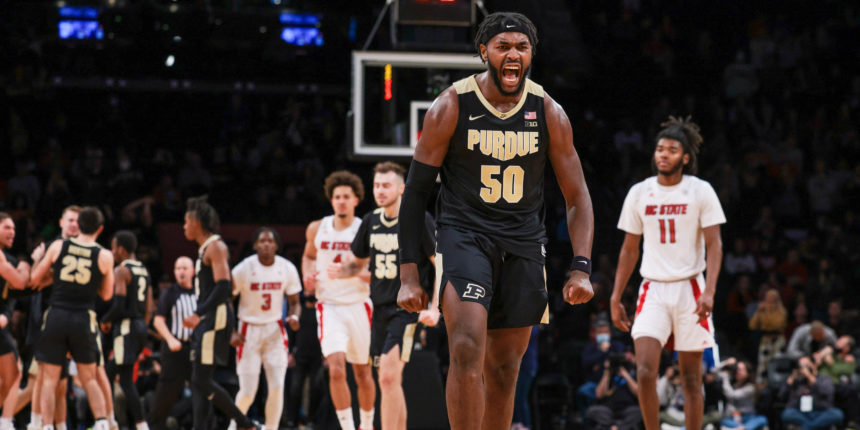 Purdue star Trevion Williams speaks to the media at the NBA Draft Combine