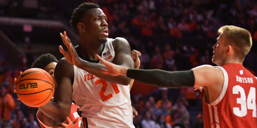 No. 18 Illinois defeated No. 11 Wisconsin 80-67, Cockburn scores 37