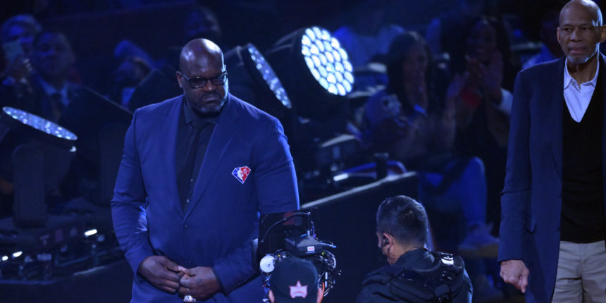 Shaq thanks Kareem, Dr. J, Magic, Barkley, more in passionate speech