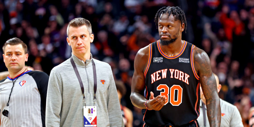 Report: Julius Randle fined $50,000 for making contact with official